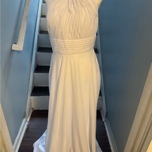 Elegant White Evening Gown